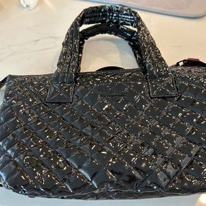 MZ Wallace Medium Sutton Deluxe - Black Lacquer